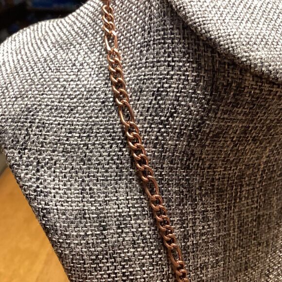 NWOT. Copper Tone 3 In 1 Anchor Chain 21” - Picture 2 of 8